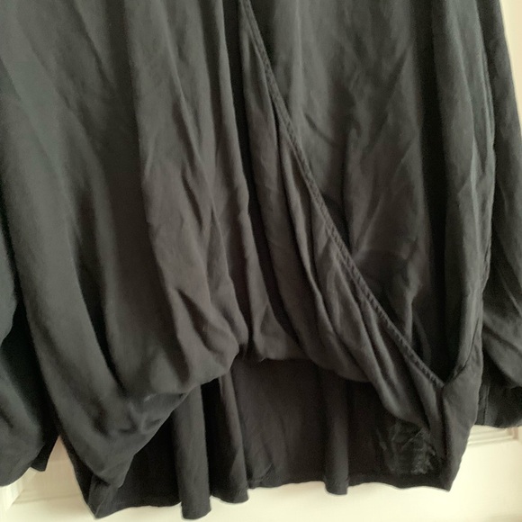 Terra & Sky Black Blouse Size 3X (24W-26W) - Picture 13 of 17